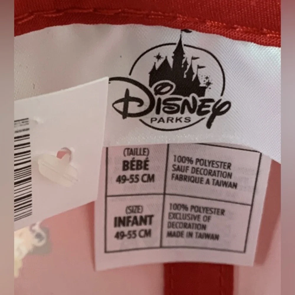 DISNEYLAND RESORT DISNEY PARKS MICKEY MOUSE PLUTO INFANT RED AND BLACK CAP HAT